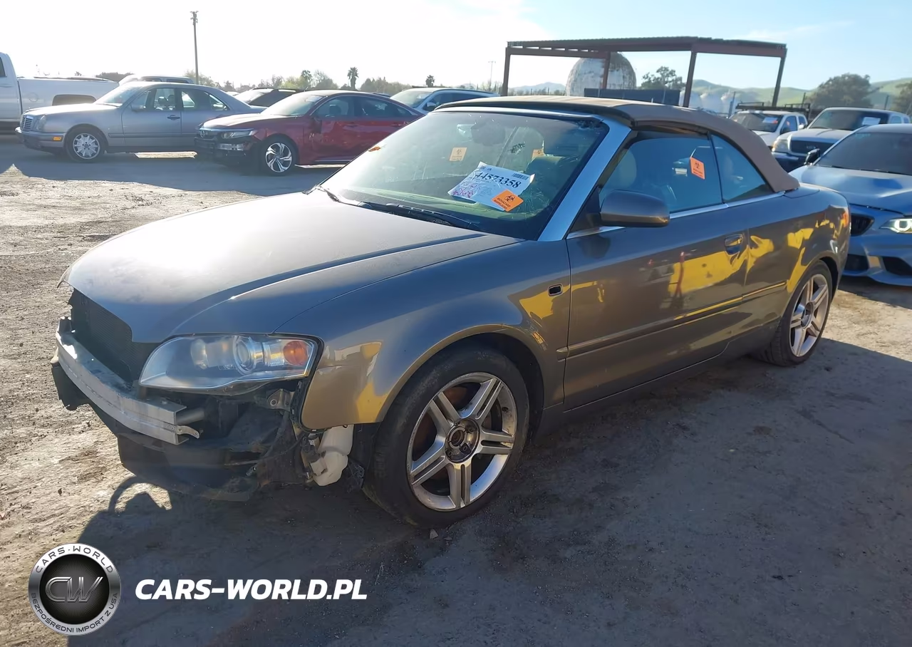 2007 Audi A4 2.0T VIN:WAUDF48H47K034729 - 2