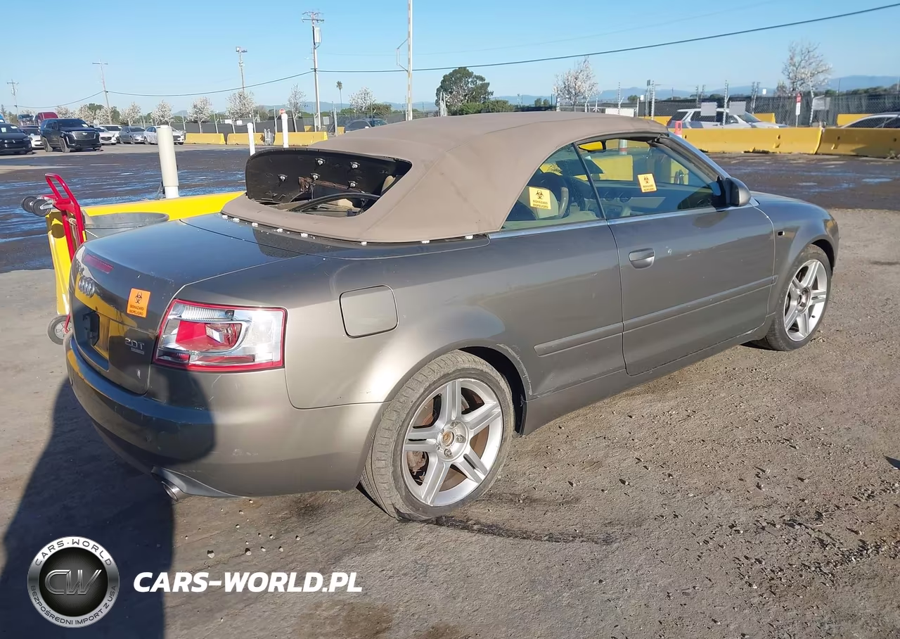 2007 Audi A4 2.0T VIN:WAUDF48H47K034729 - 4