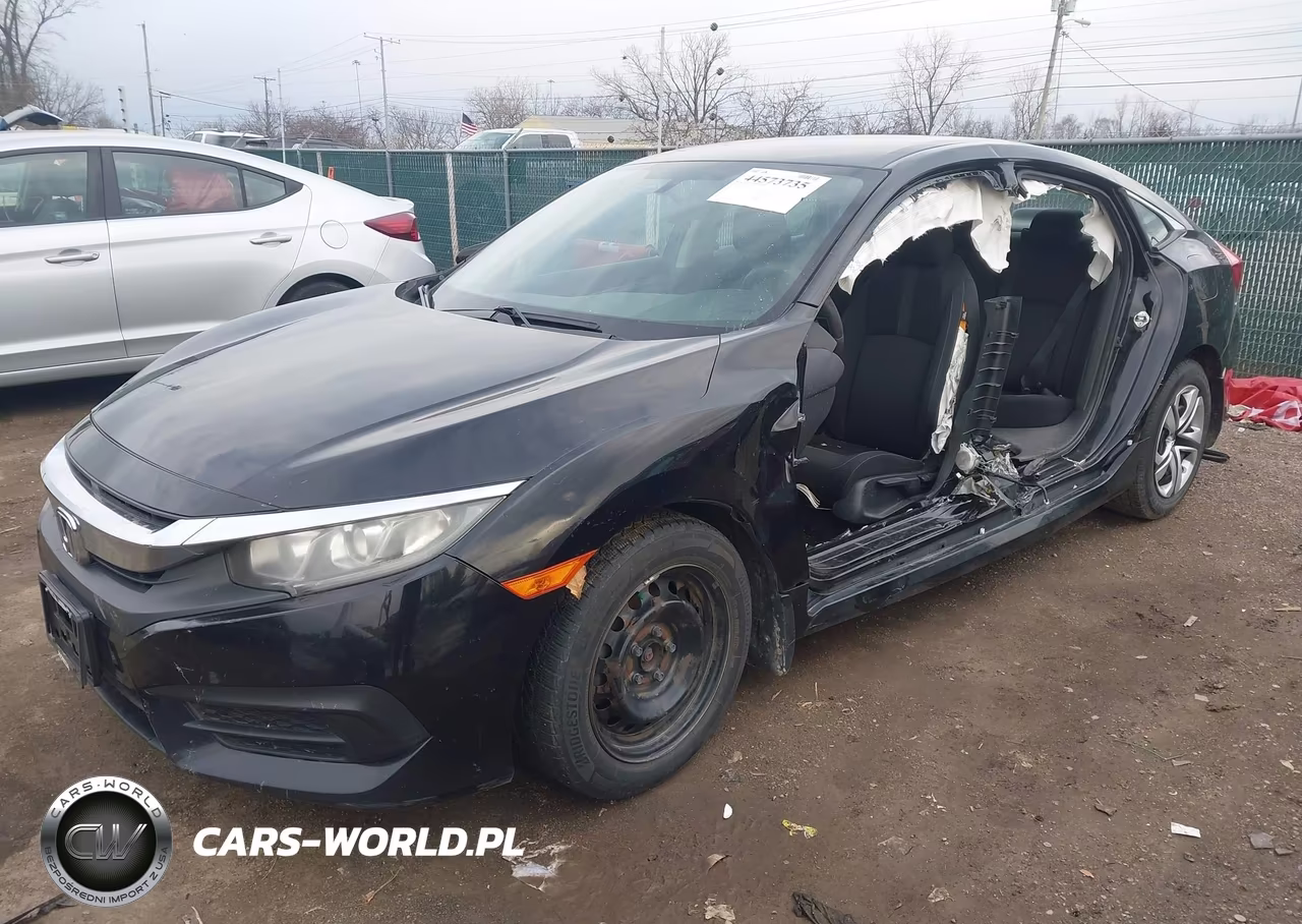 2016 Honda Civic Lx VIN:19XFC2F54GE018700 - 2