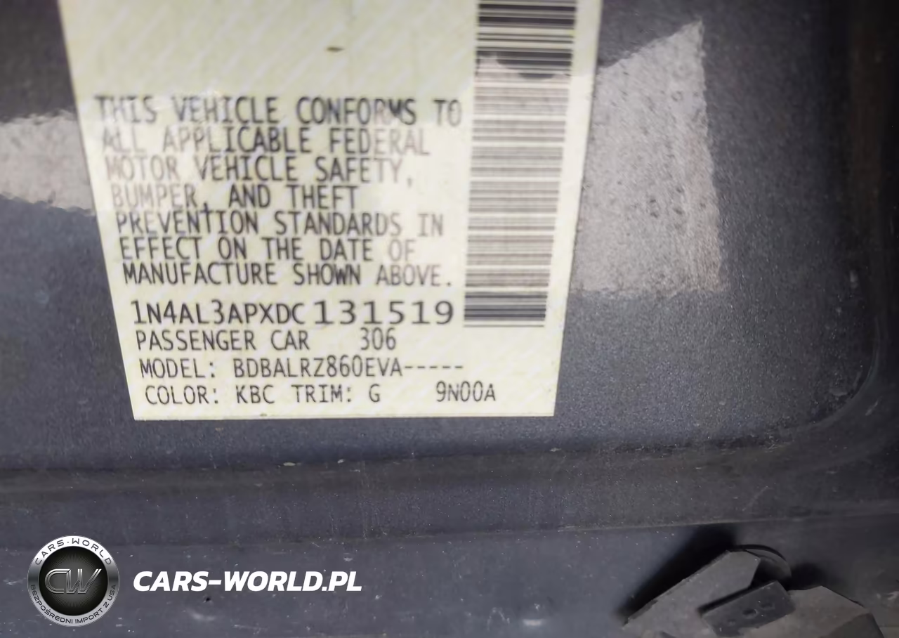 2013 Nissan Altima 2.5 S VIN:1N4AL3APXDC131519 - 9