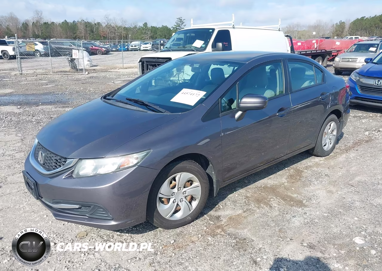2015 Honda Civic Lx VIN:19XFB2F54FE099506 - 2