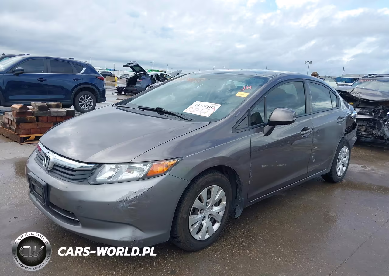 2012 Honda Civic Lx VIN:19XFB2F55CE057292 - 2