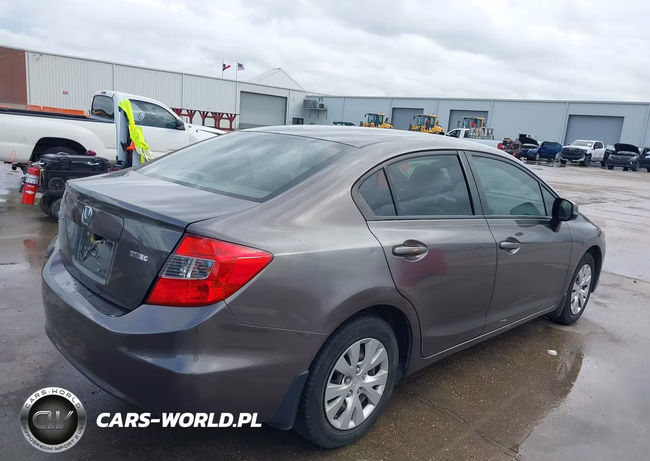 2012 Honda Civic Lx VIN:19XFB2F55CE057292 - 4