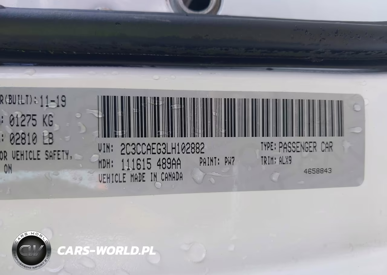 2020 Chrysler 300 Limited VIN:2C3CCAEG3LH102882 - 9