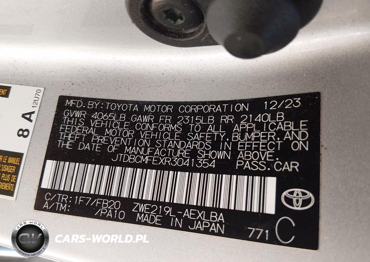 2024 Toyota Corolla Hybrid Le VIN:JTDBCMFEXR3041354 - 9