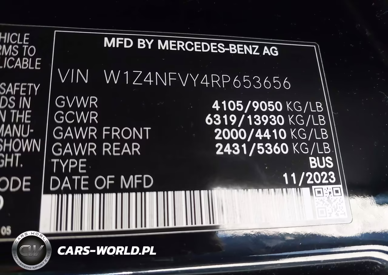 2024 Mercedes-Benz Sprinter 2500 Standard Roof 4-Cyl Diesel Ho VIN:W1Z4NFVY4RP653656 - 9
