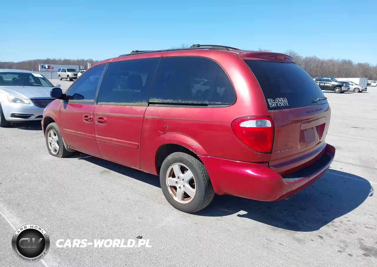 2007 Dodge Grand Caravan Sxt VIN:2D4GP44L87R264110 - 3