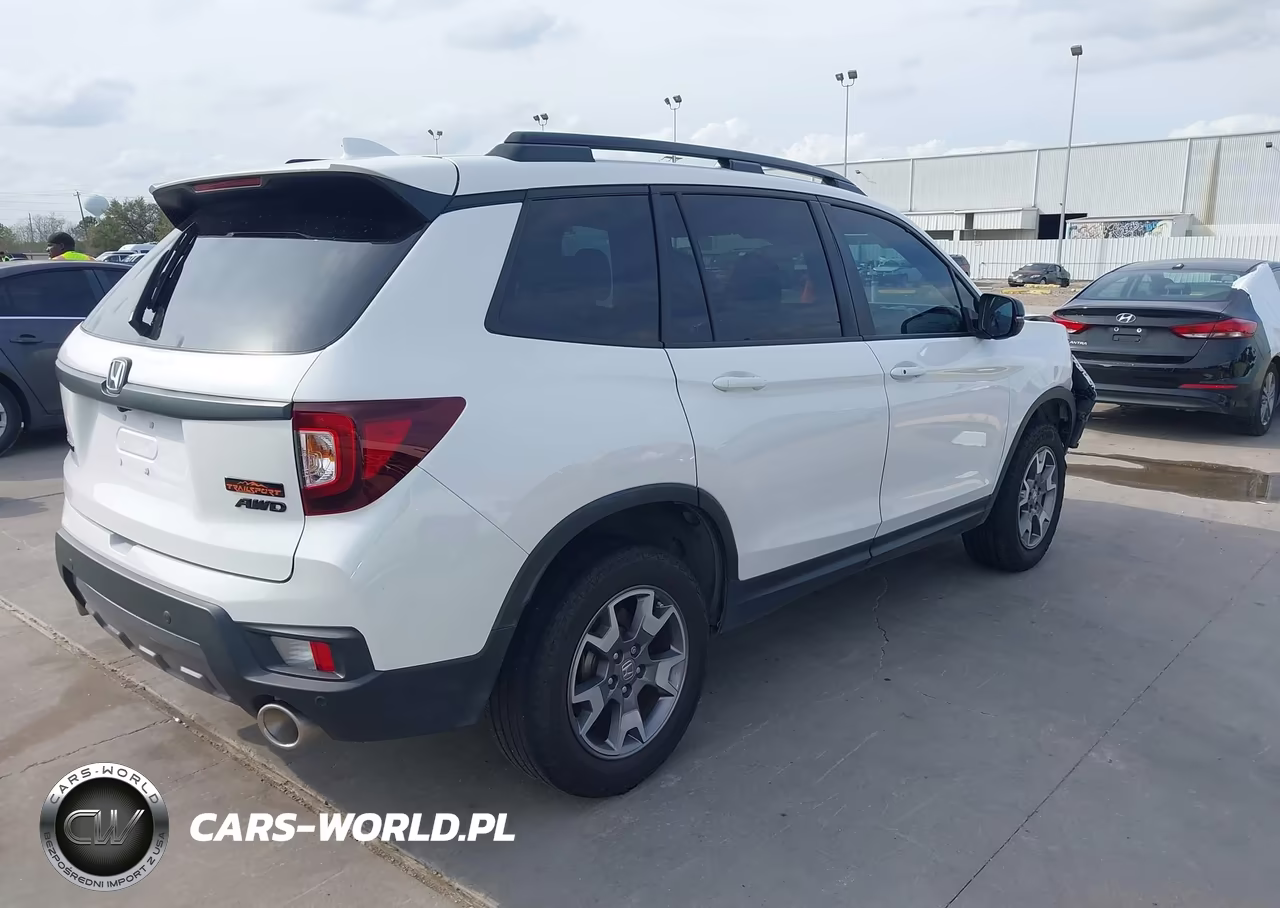 2023 Honda Passport Awd Trailsport VIN:5FNYF8H66PB040524 - 4