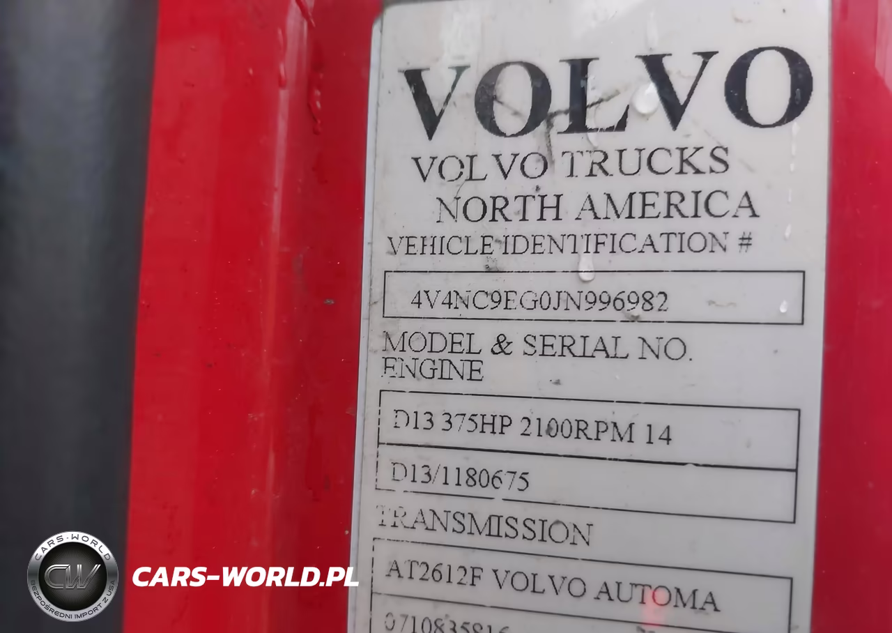 2018 Volvo Vnl VIN:4V4NC9EG0JN996982 - 8