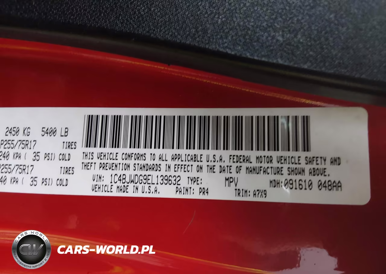 2014 Jeep Wrangler Unlimited Sport VIN:1C4BJWDG9EL139632 - 9
