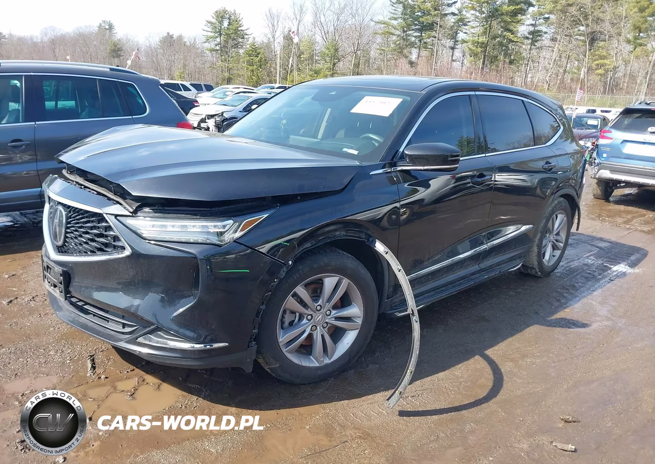 2022 Acura Mdx Standard VIN:5J8YE1H3XNL017078 - 2