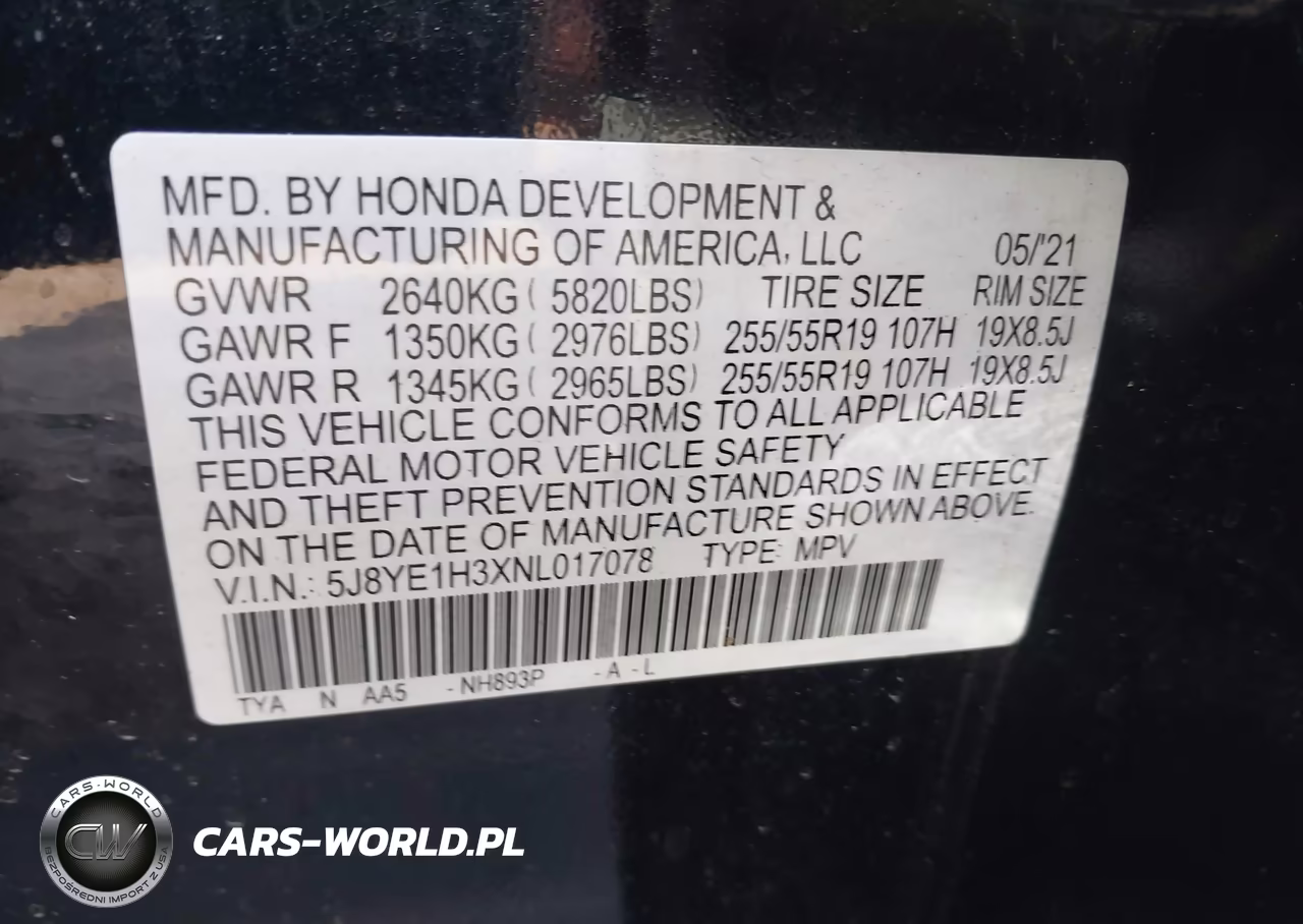 2022 Acura Mdx Standard VIN:5J8YE1H3XNL017078 - 9