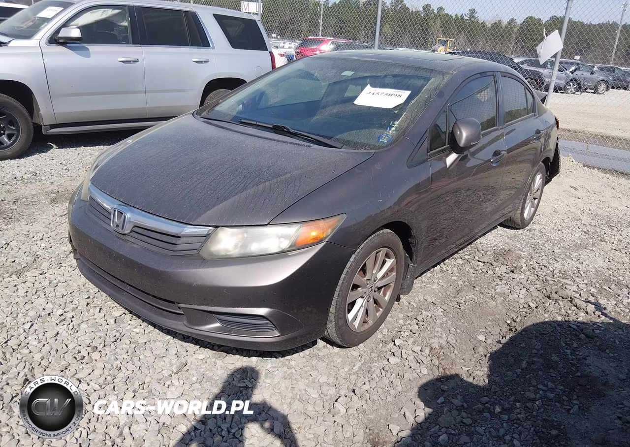 2012 Honda Civic Ex VIN:19XFB2F80CE001870 - 2