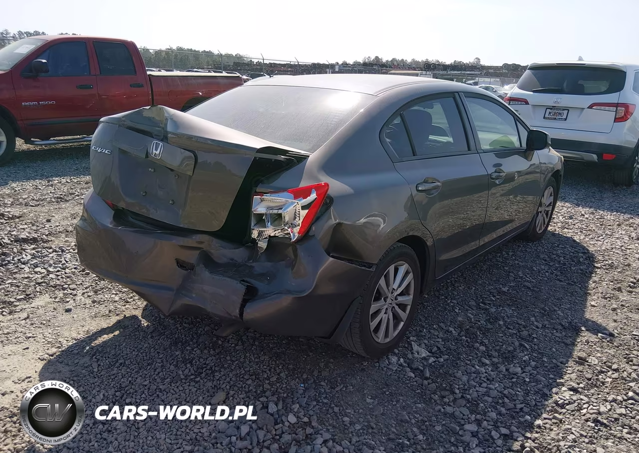 2012 Honda Civic Ex VIN:19XFB2F80CE001870 - 4