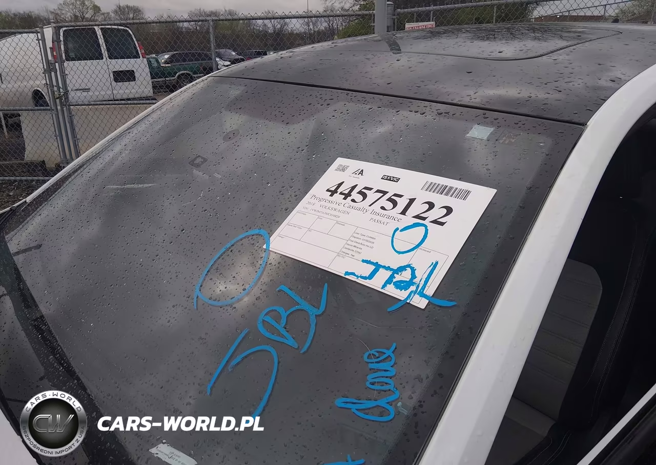 2018 Volkswagen Passat 3.6L V6 Gt VIN:1VWJM7A39JC034820 - 12