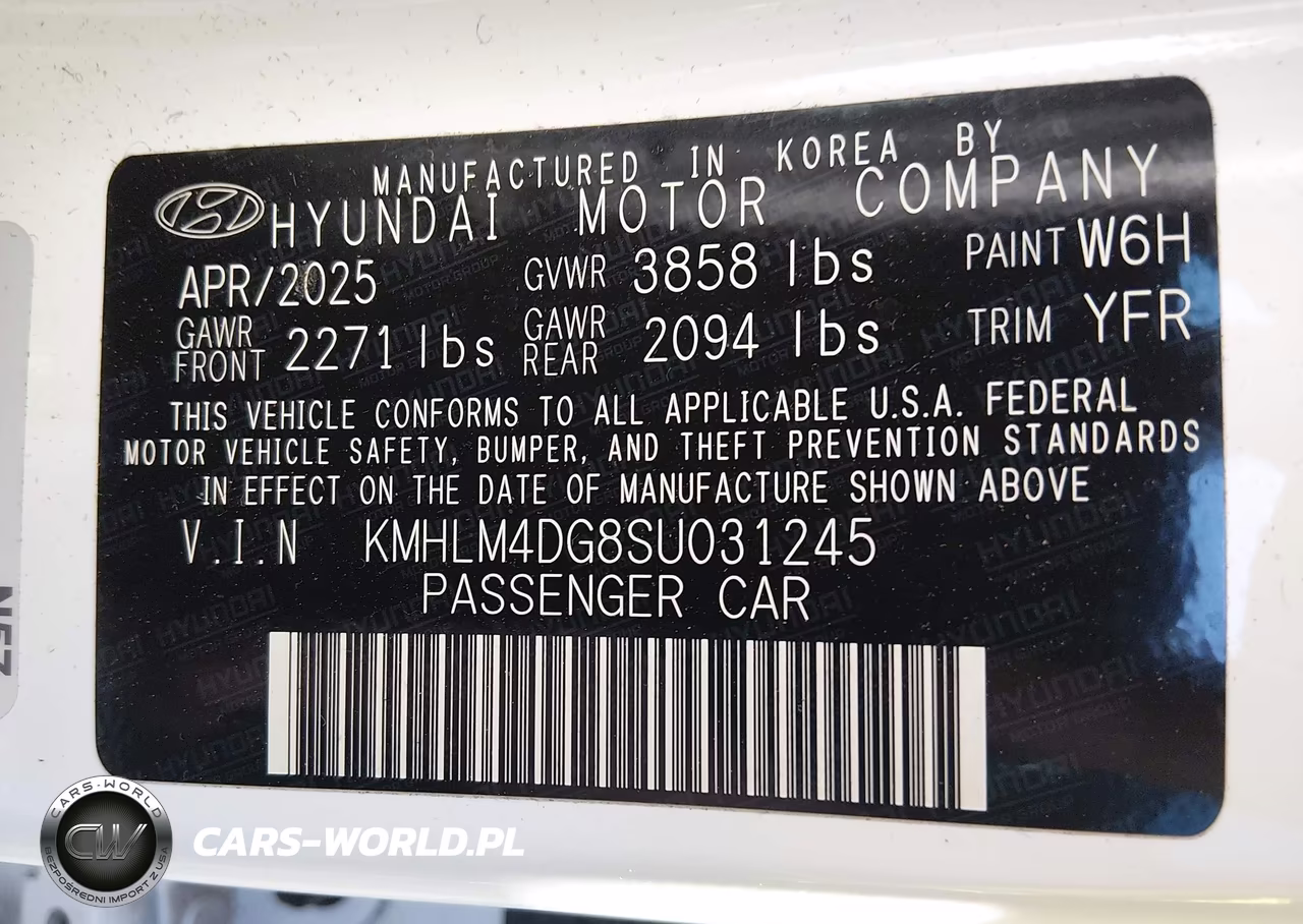 2025 Hyundai Elantra Sel Sport VIN:KMHLM4DG8SU031245 - 9