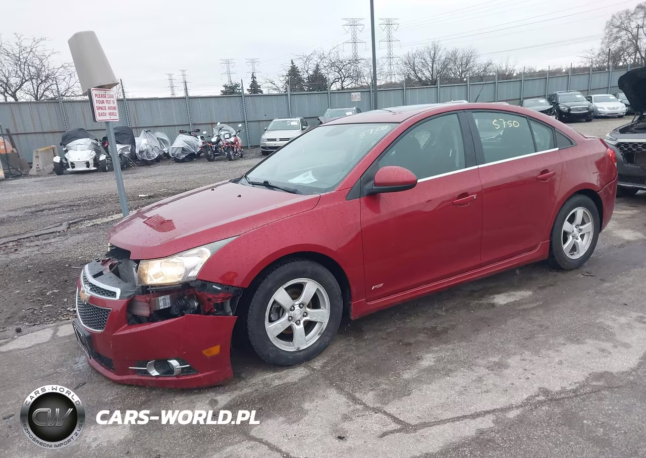 2012 Chevrolet Cruze 1Lt VIN:1G1PF5SC0C7398140 - 2