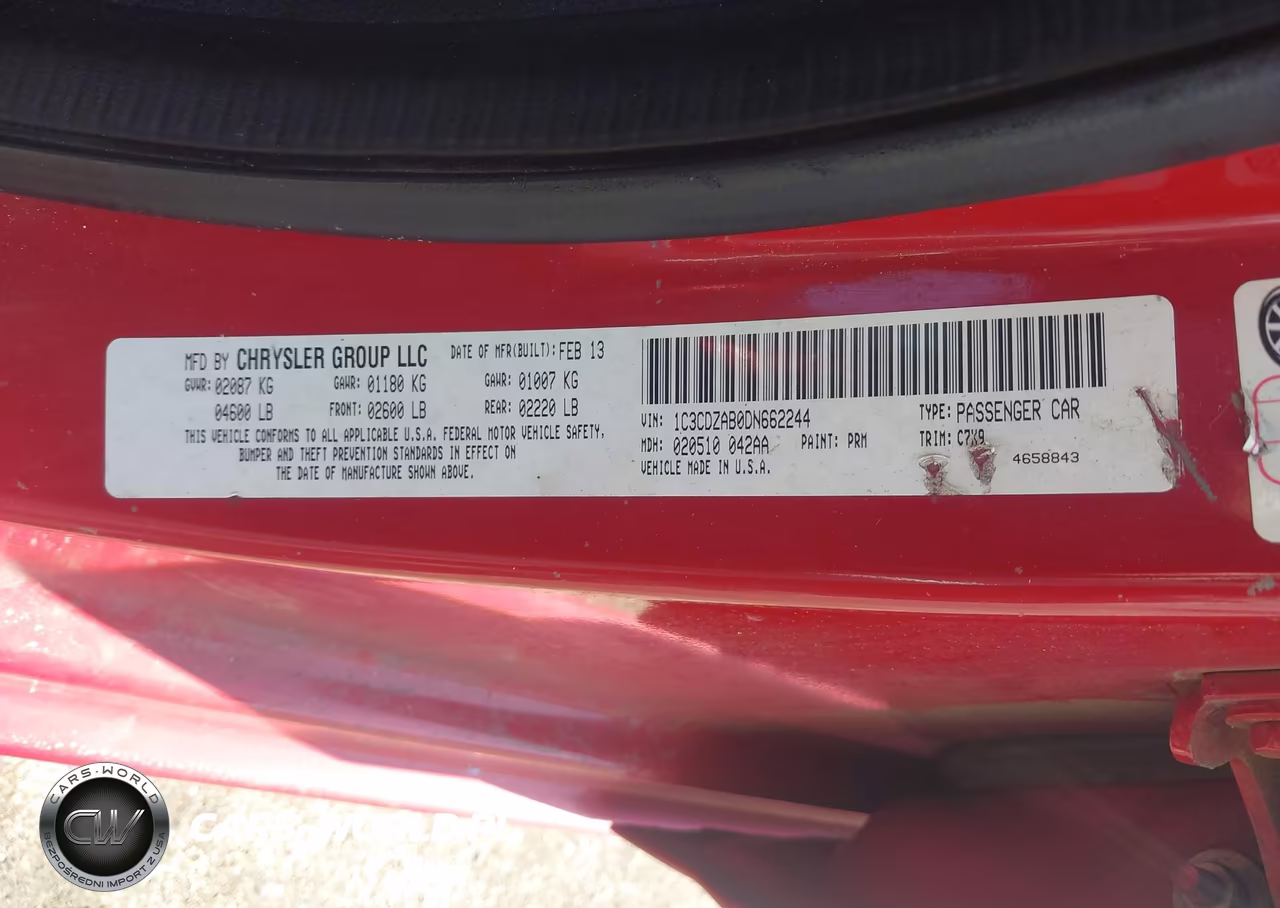 2013 Dodge Avenger Se VIN:1C3CDZAB0DN662244 - 9