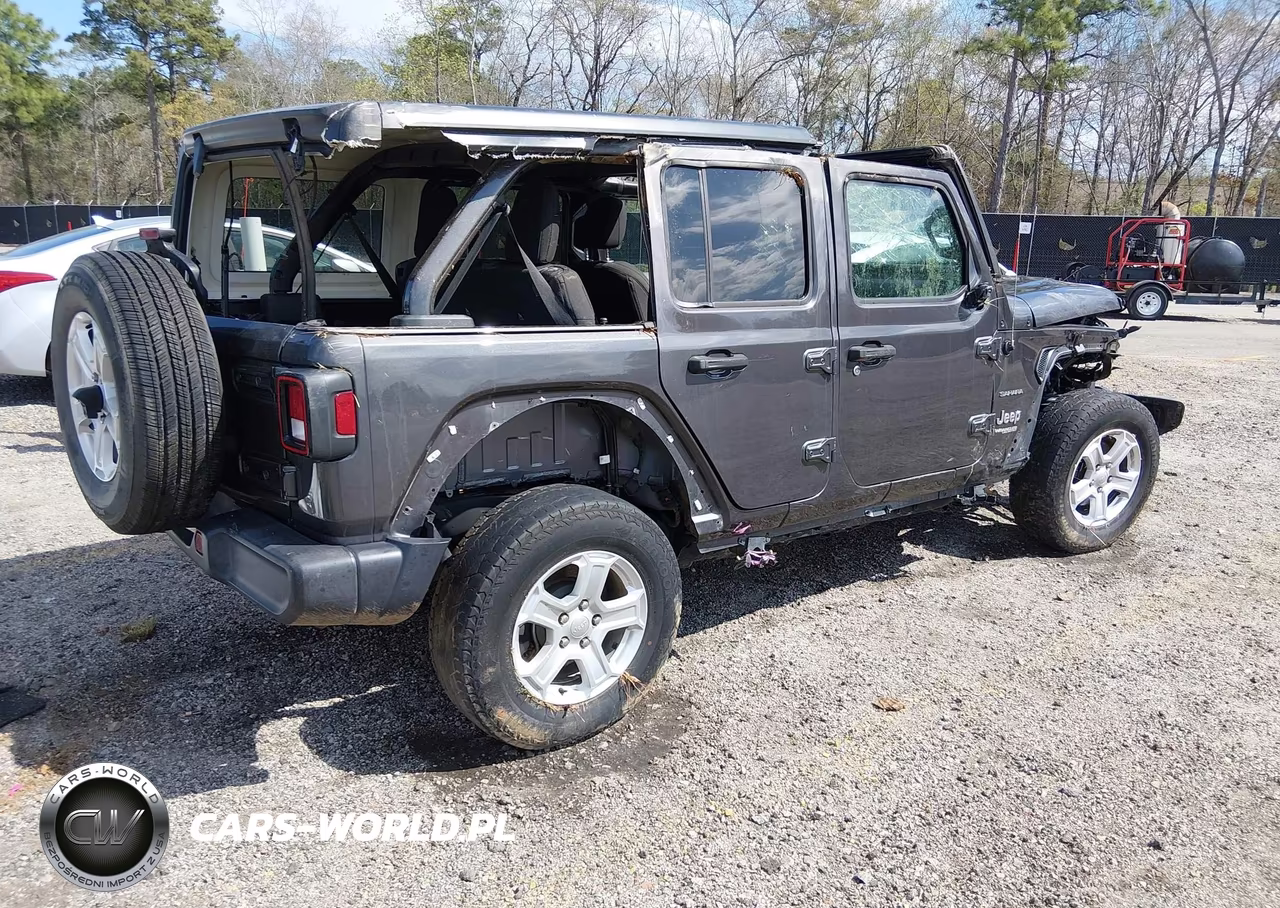 2020 Jeep Wrangler Unlimited Sahara 4X4 VIN:1C4HJXEN0LW198996 - 4
