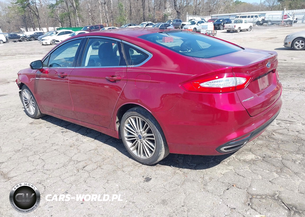 2016 Ford Fusion Se VIN:3FA6P0H95GR141400 - 3