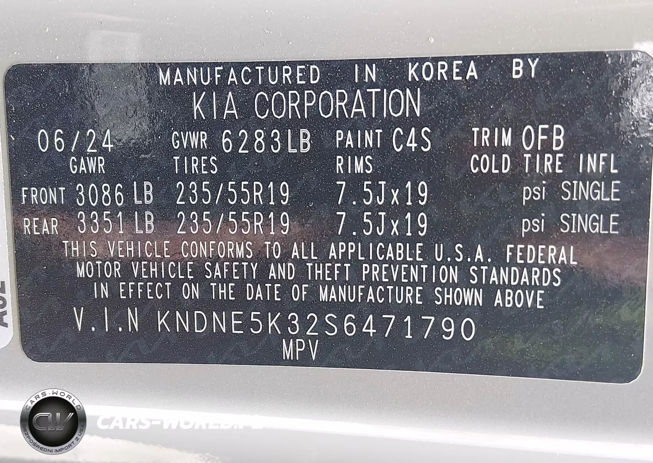 2025 Kia Carnival Mpv Sx Prestige VIN:KNDNE5K32S6471790 - 9