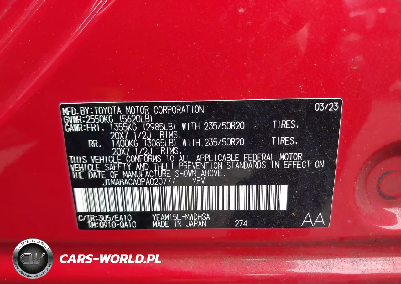 2023 Toyota Bz4X Limited-Xle VIN:JTMABACA0PA020777 - 9