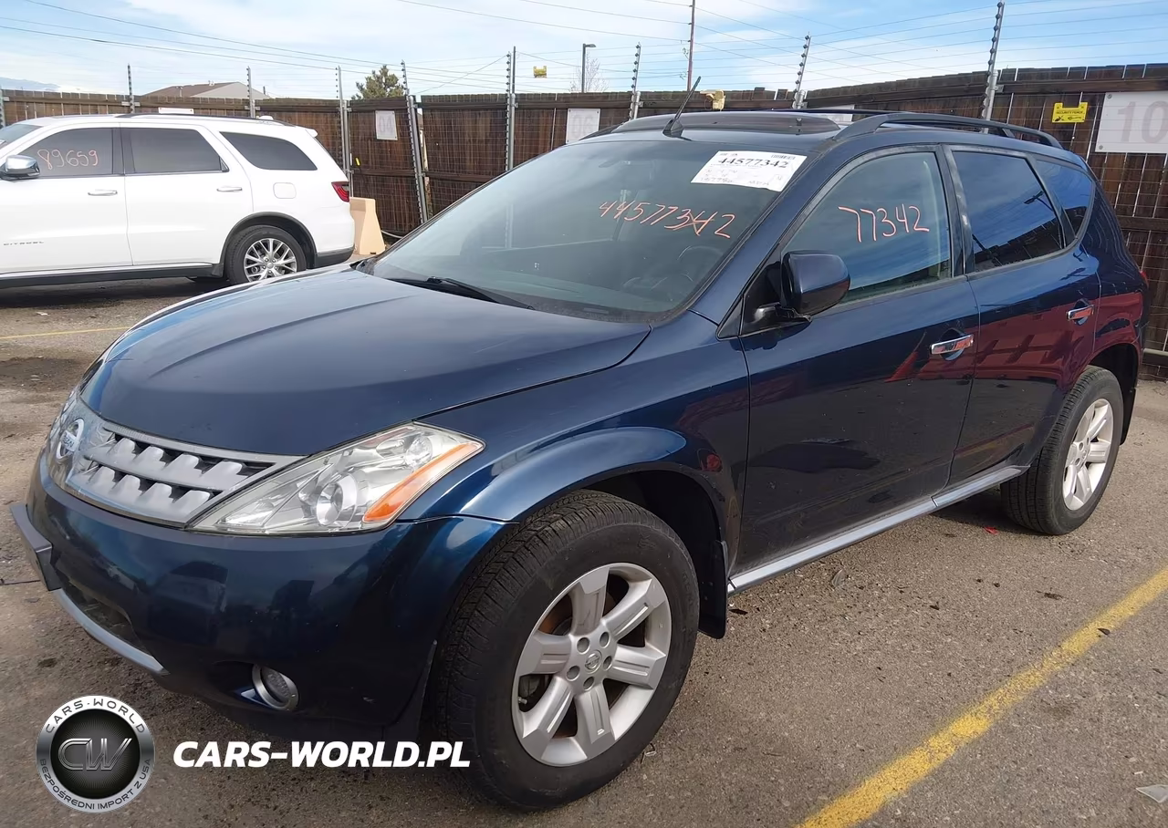2007 Nissan Murano Sl VIN:JN8AZ08W47W626746 - 2