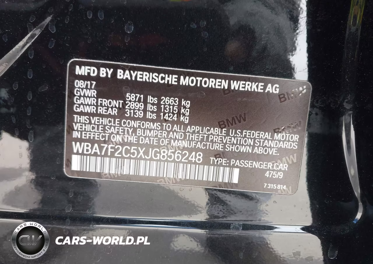 2018 BMW Alpina B7 xDrive VIN:WBA7F2C5XJG856248 - 9