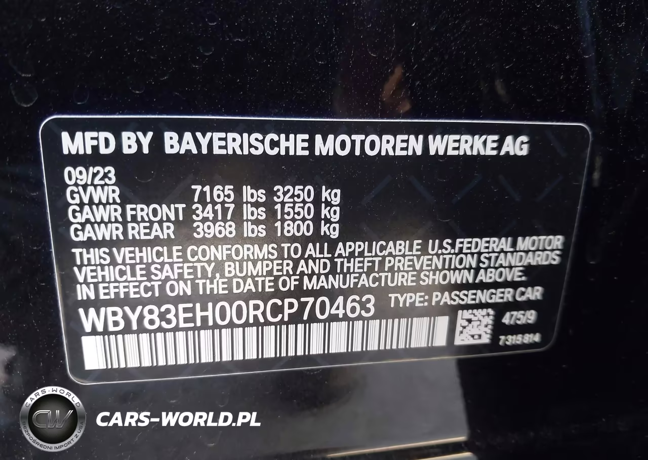 2024 BMW I7 M70 VIN:WBY83EH00RCP70463 - 9