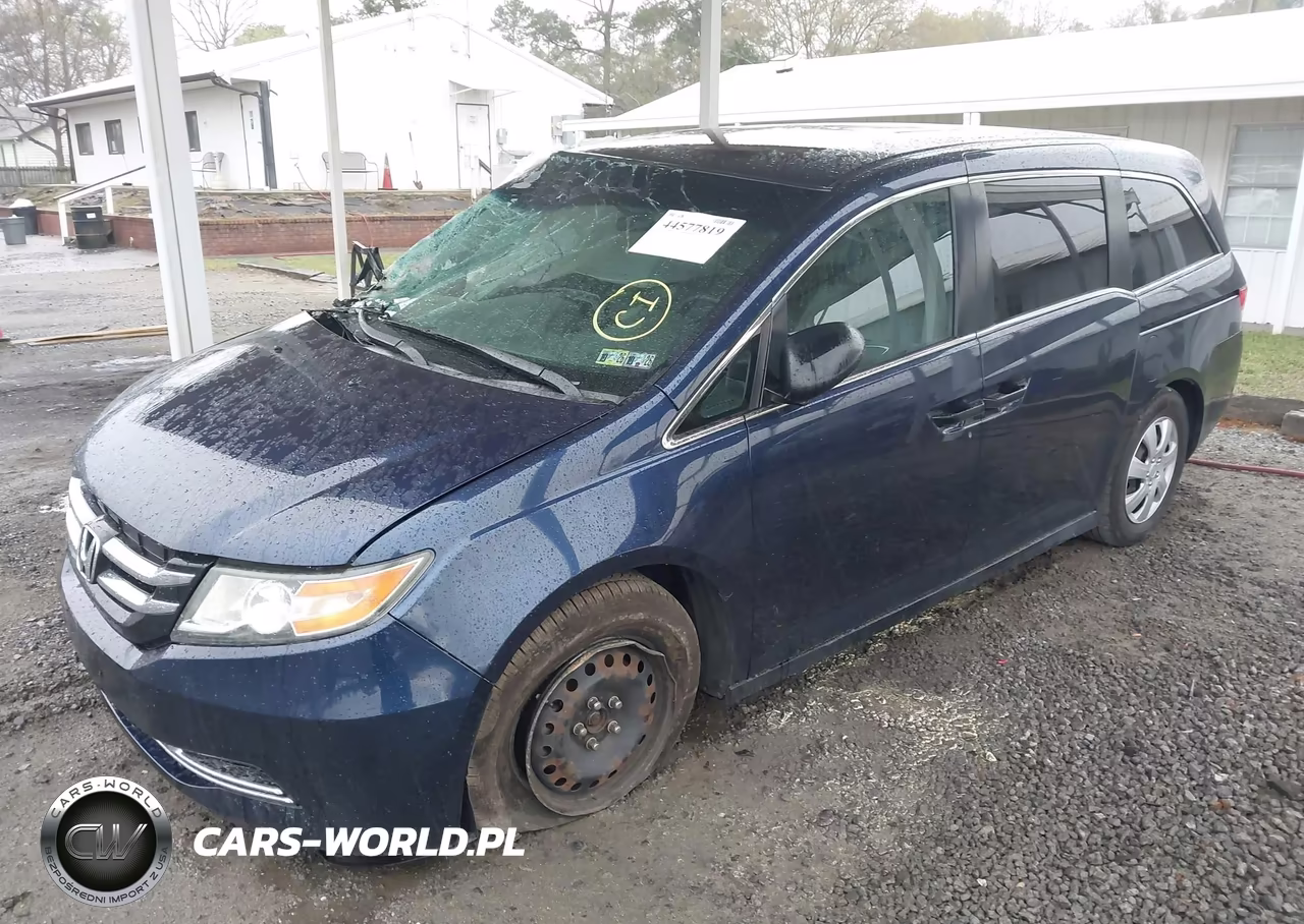 2014 Honda Odyssey Lx VIN:5FNRL5H24EB104114 - 2