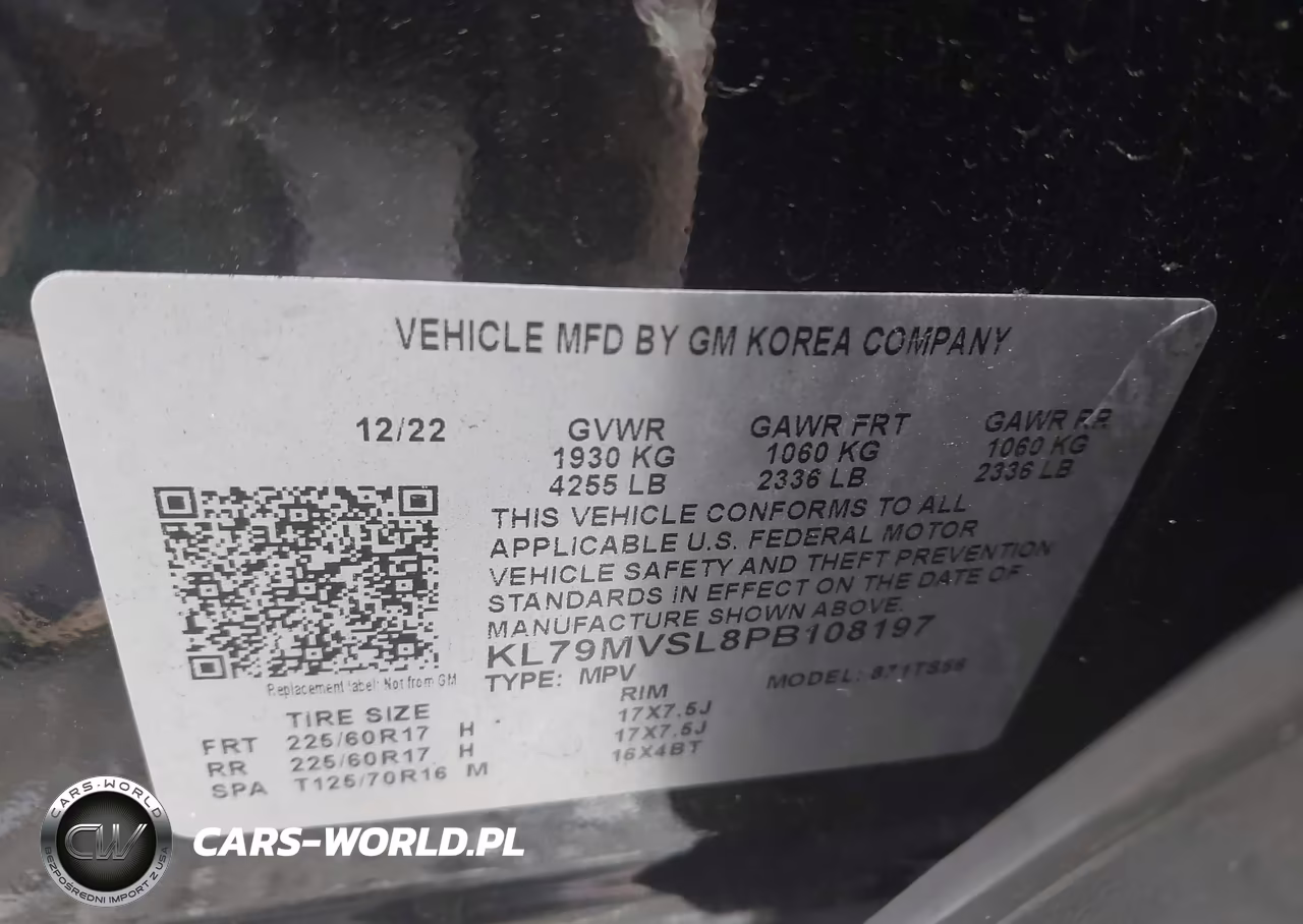 2023 Chevrolet Trailblazer Fwd Activ VIN:KL79MVSL8PB108197 - 9