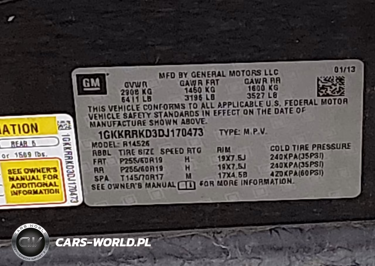 2013 GMC Acadia Slt-1 VIN:1GKKRRKD3DJ170473 - 9