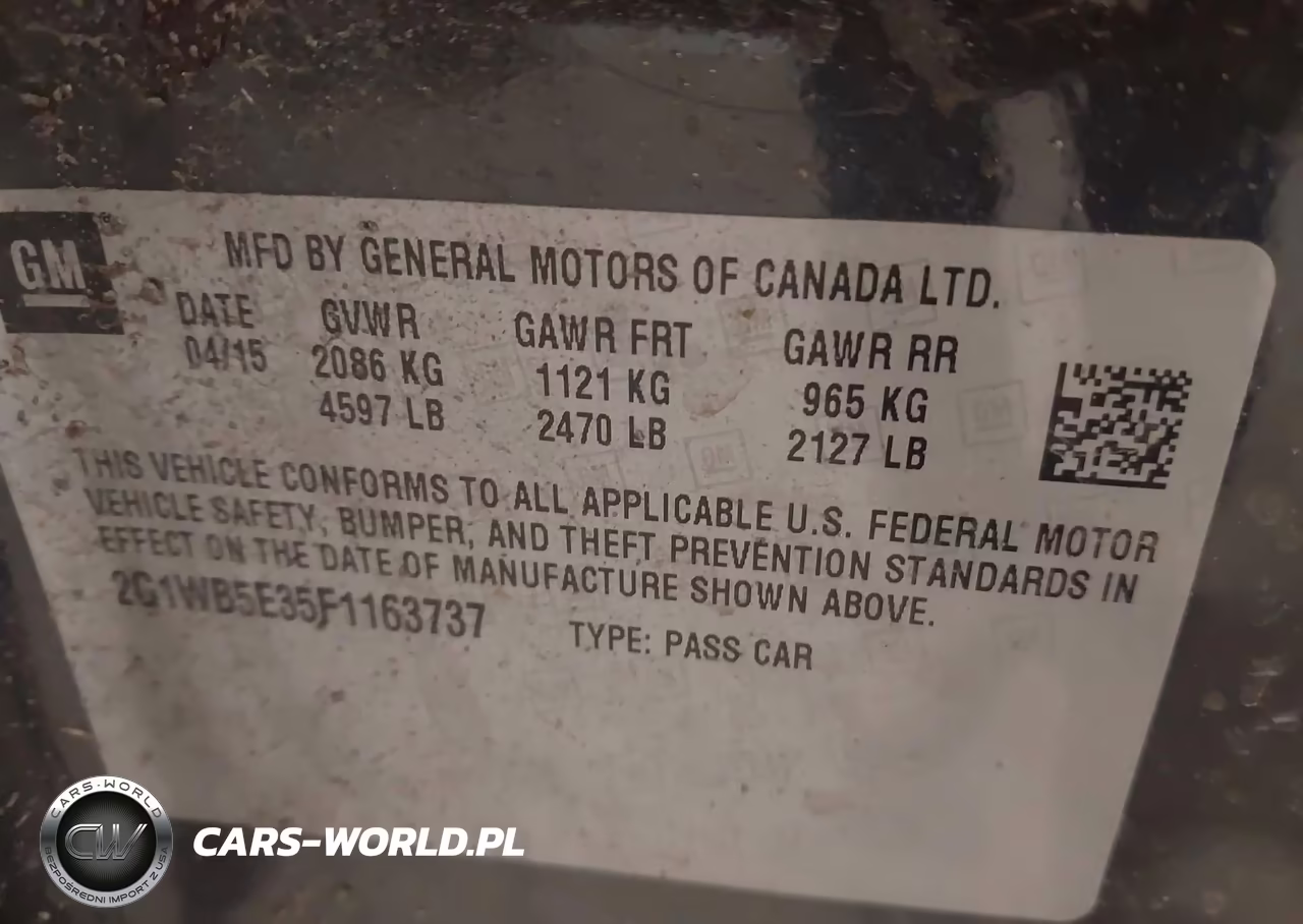 2015 Chevrolet Impala Limited Lt VIN:2G1WB5E35F1163737 - 9