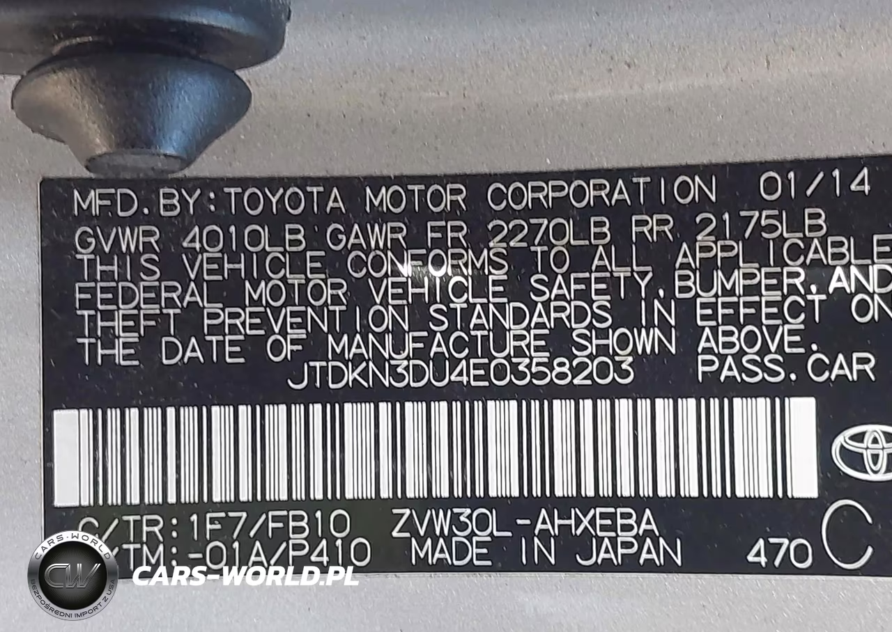 2014 Toyota Prius Three VIN:JTDKN3DU4E0358203 - 9