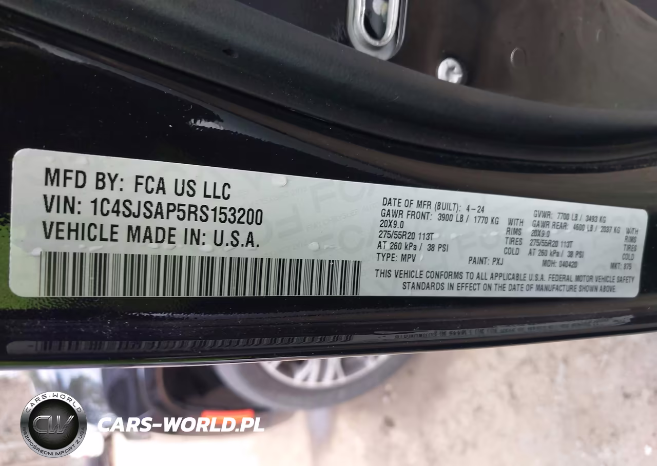 2024 Jeep Wagoneer L Series I 4X4 VIN:1C4SJSAP5RS153200 - 9