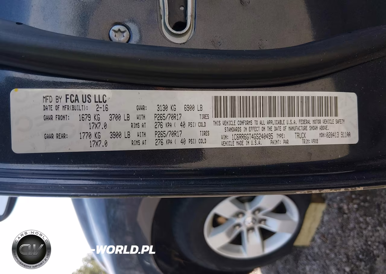 2016 Ram 1500 Slt VIN:1C6RR6GT4GS240495 - 9