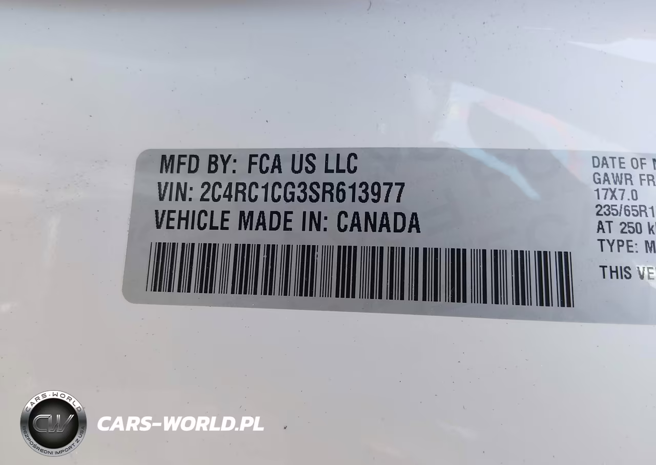 2025 Chrysler Voyager Lx VIN:2C4RC1CG3SR613977 - 9