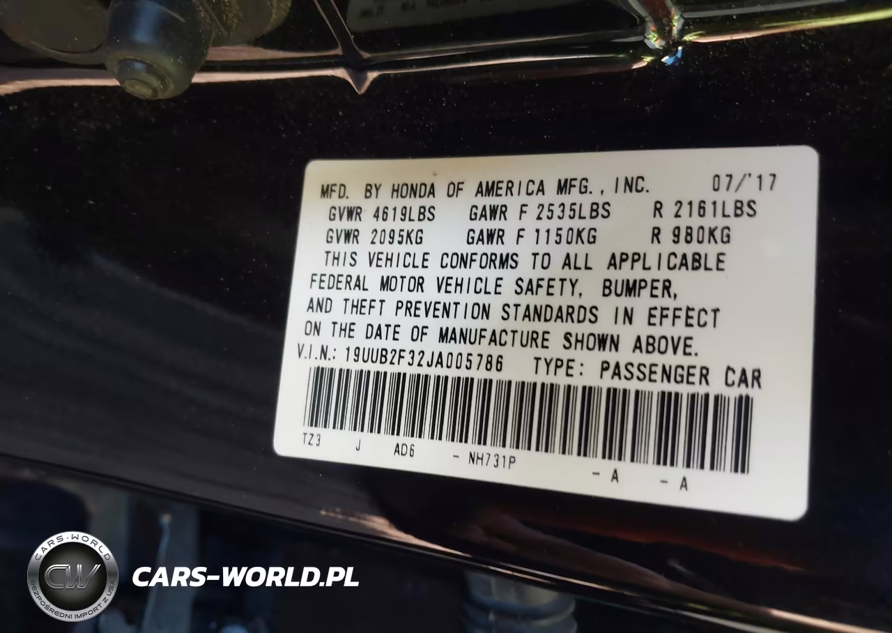 2018 Acura Tlx VIN:19UUB2F32JA005786 - 9