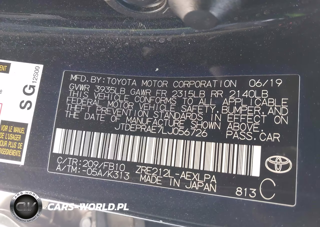 2020 Toyota Corolla Le VIN:JTDEPRAE7LJ056726 - 9