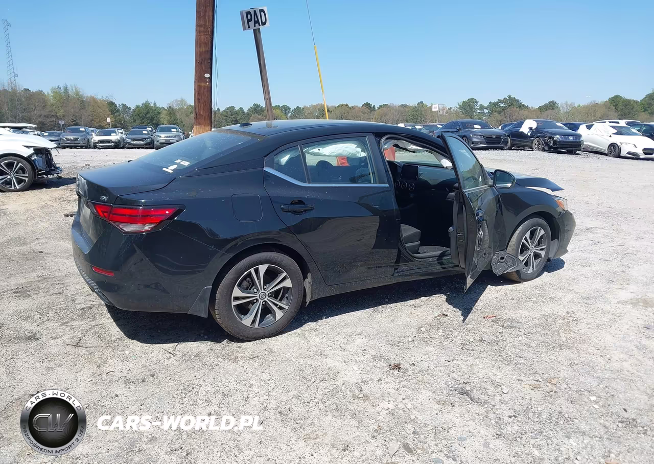 2021 Nissan Sentra Sv Xtronic Cvt VIN:3N1AB8CV2MY233655 - 4