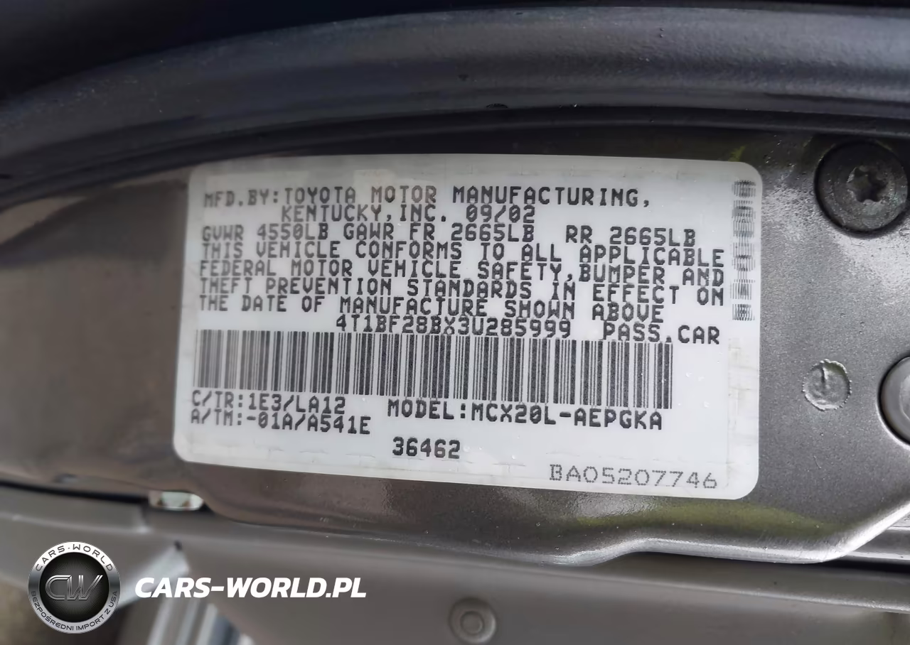 2003 Toyota Avalon Xls VIN:4T1BF28BX3U285999 - 9