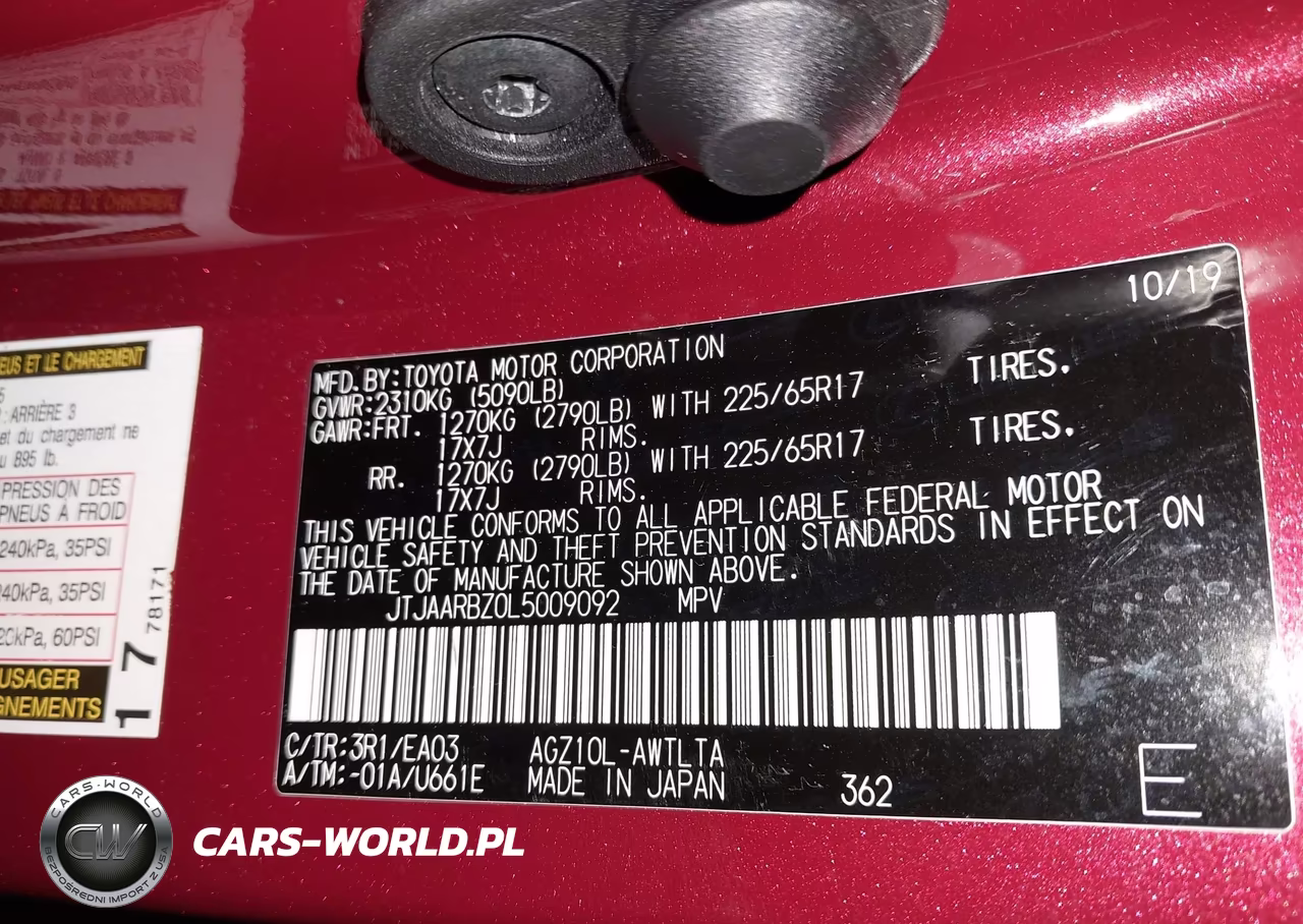 2020 Lexus Nx 300 VIN:JTJAARBZ0L5009092 - 9