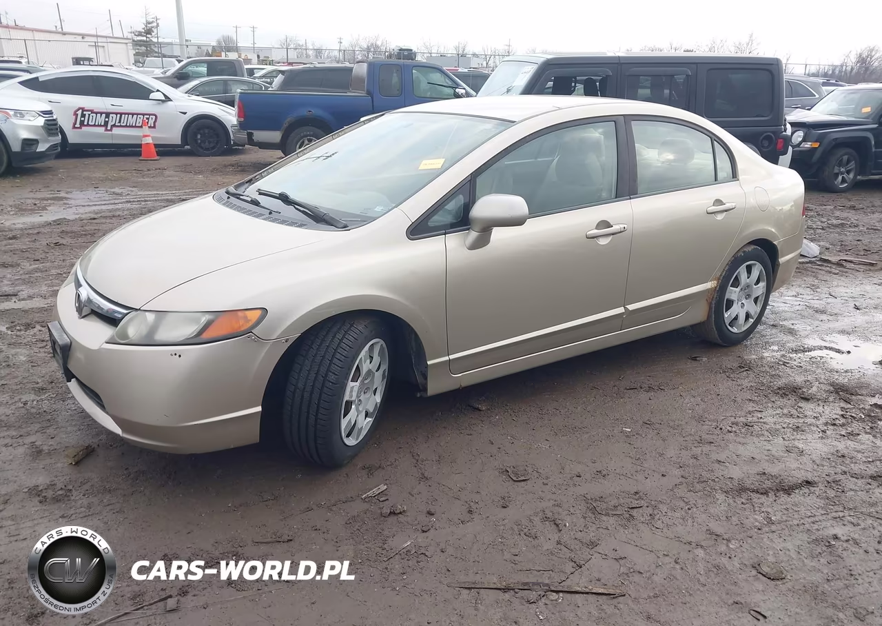 2008 Honda Civic Lx VIN:1HGFA16568L049893 - 2