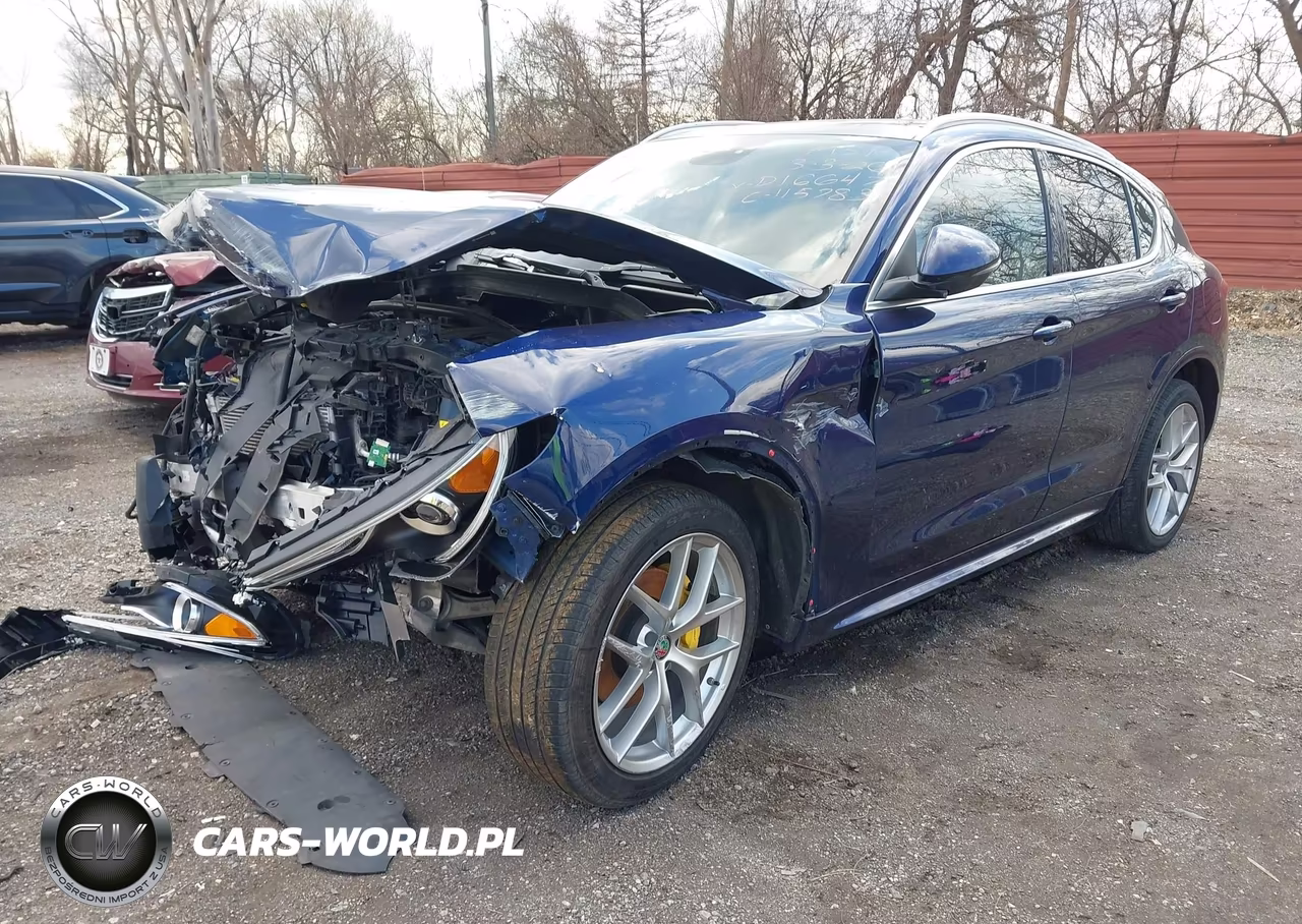 2021 Alfa Romeo Stelvio Ti Awd VIN:ZASPAKBN0M7D16647 - 2