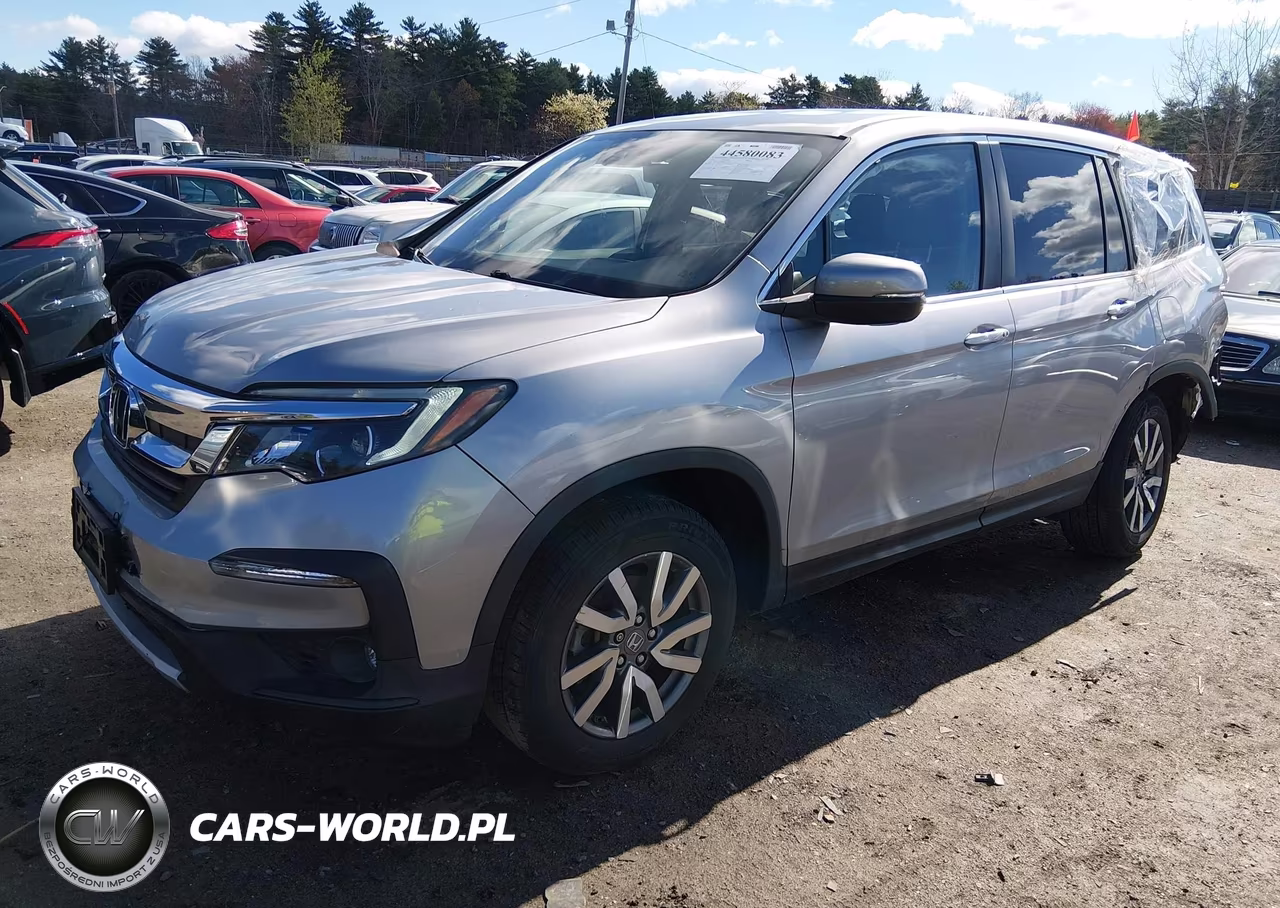 2021 Honda Pilot Awd Ex-L VIN:5FNYF6H54MB014172 - 2