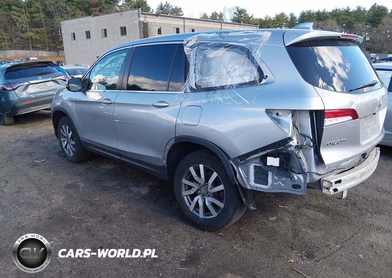 2021 Honda Pilot Awd Ex-L VIN:5FNYF6H54MB014172 - 3