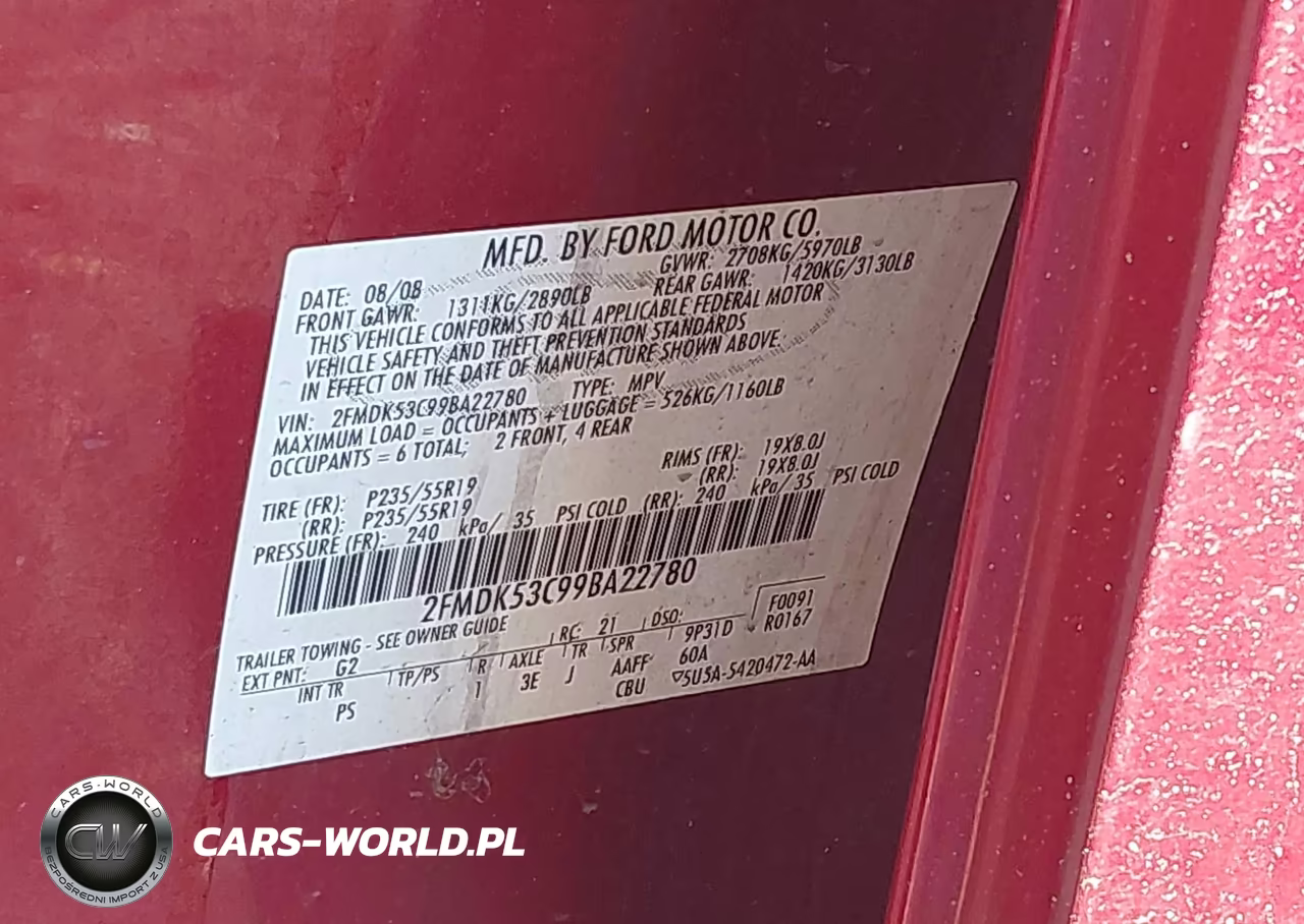 2009 Ford Flex Limited VIN:2FMDK53C99BA22780 - 9