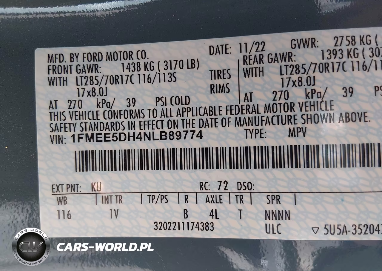 2022 Ford Bronco Badlands VIN:1FMEE5DH4NLB89774 - 9