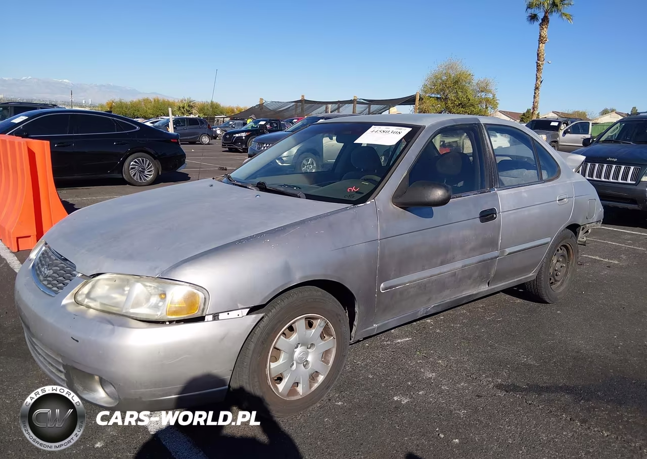 2000 Nissan Sentra Gxe-Xe VIN:3N1CB51D1YL317390 - 2
