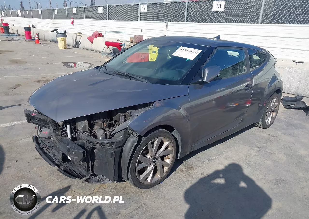 2017 Hyundai Veloster VIN:KMHTC6AD6HU309092 - 2